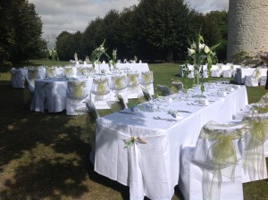 Mariage Vert et Blanc